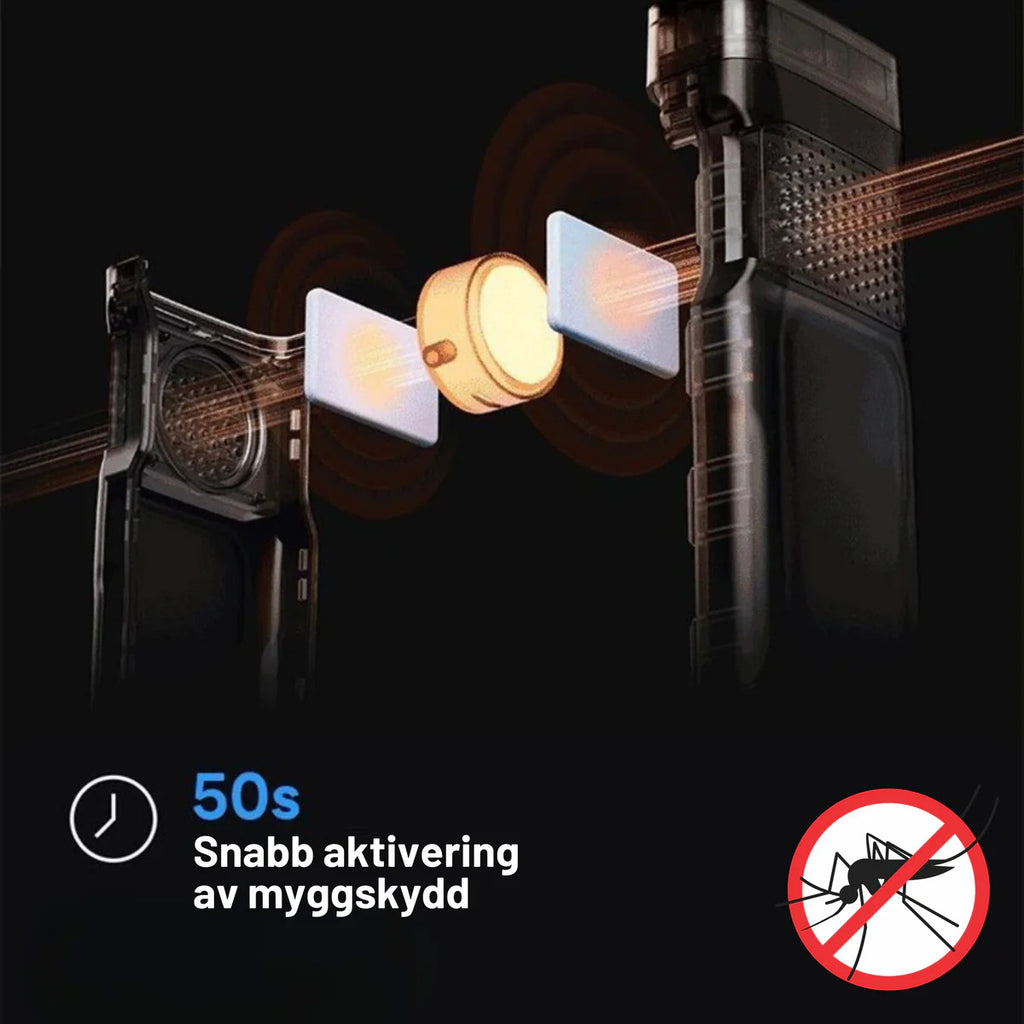 3-i-1 Kriseboks med Powerbank, Lommelykt og Myggavviser